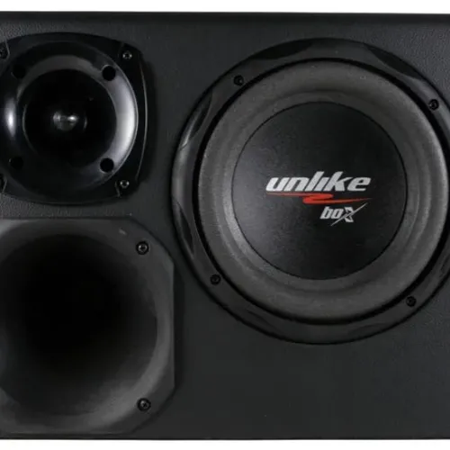 Caixa Trio Amplificada Unlike Unb8t400 400wrms 8pol Dutada