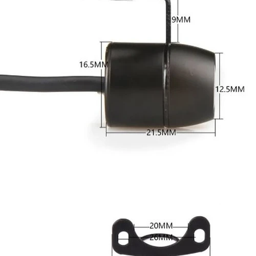 Câmera E-tech Dianteira Frontal E-tech 2 Em 1 Embutir Ou Borboleta