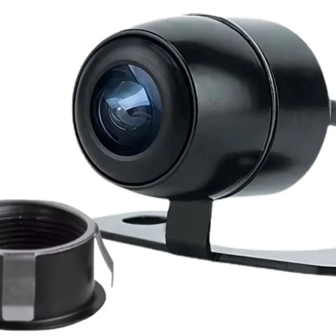 Câmera De Ré E-tech Estacionamento 2 Em 1 Universal 180 Graus - imagem 1