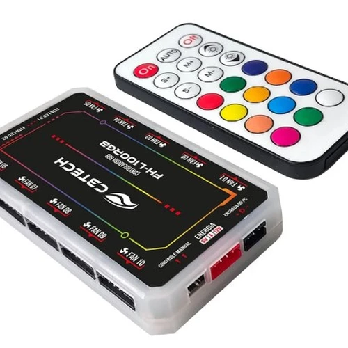 Controlador De Fan C3tech Gaming RGB - Fh-l100rgb