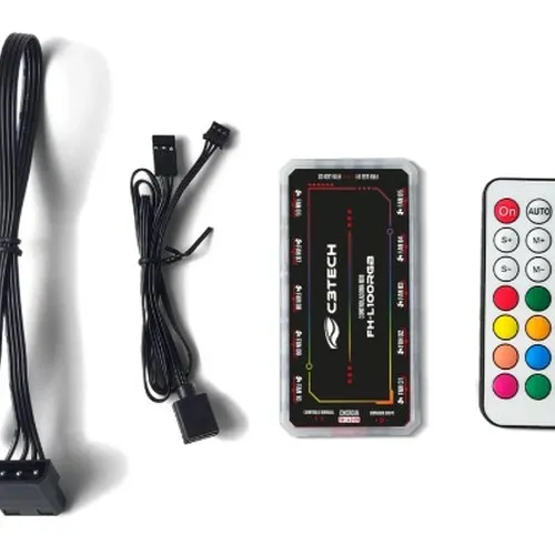Controlador De Fan C3tech Gaming RGB - Fh-l100rgb