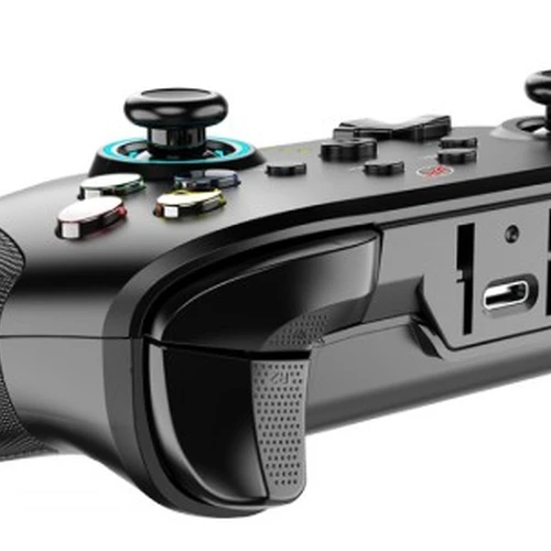 Controle Gamer Kalkan Tyr, RGB, Bluetooth, PC/Android/iOS, Preto, KLK00004