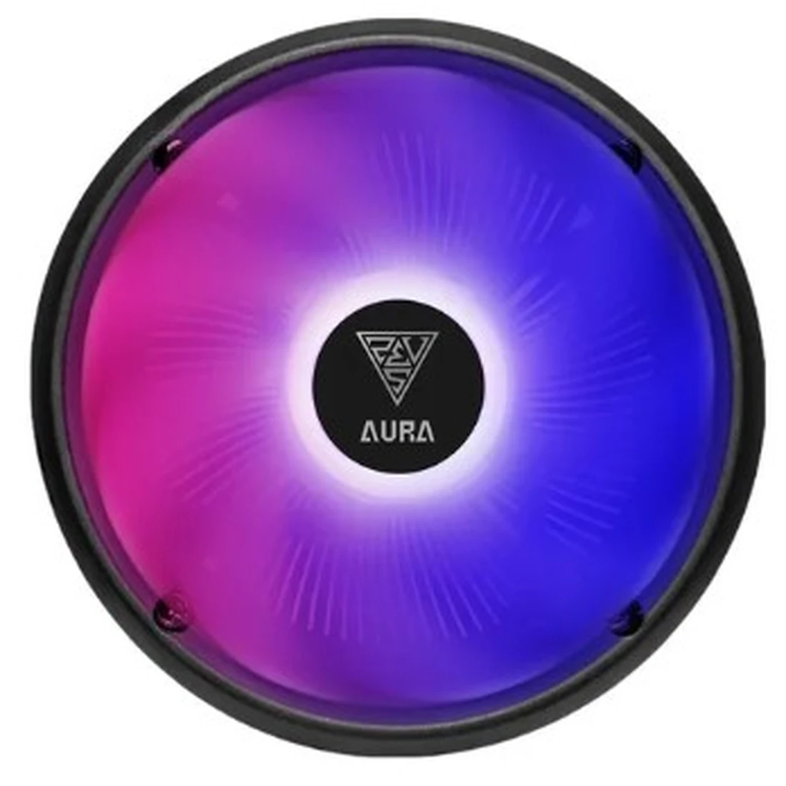 Cooler Processador Gamdias Aura Ga1 Led Duas Cores - Preto - imagem 1