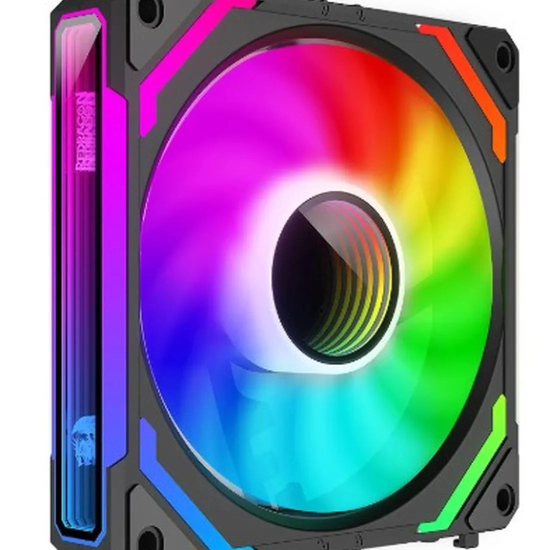 Kit com 3 Fans ARGB Redragon Infinity Mirror – GC-F012