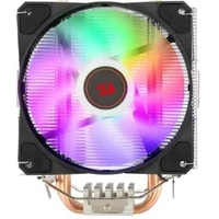 AirCooler Para Processador Redragon TYR, LED Rainbown, Intel e AMD, 120mm, PWM, FAN, 4 Heat Pipes, TDP 130W - CC-9104 - imagem 2