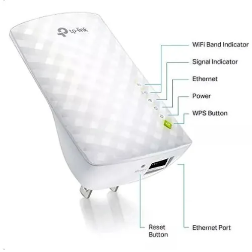 Extensor Sinal Wi-fi Tp-link Re200 Ac750 Dual Band 2.4/5ghz