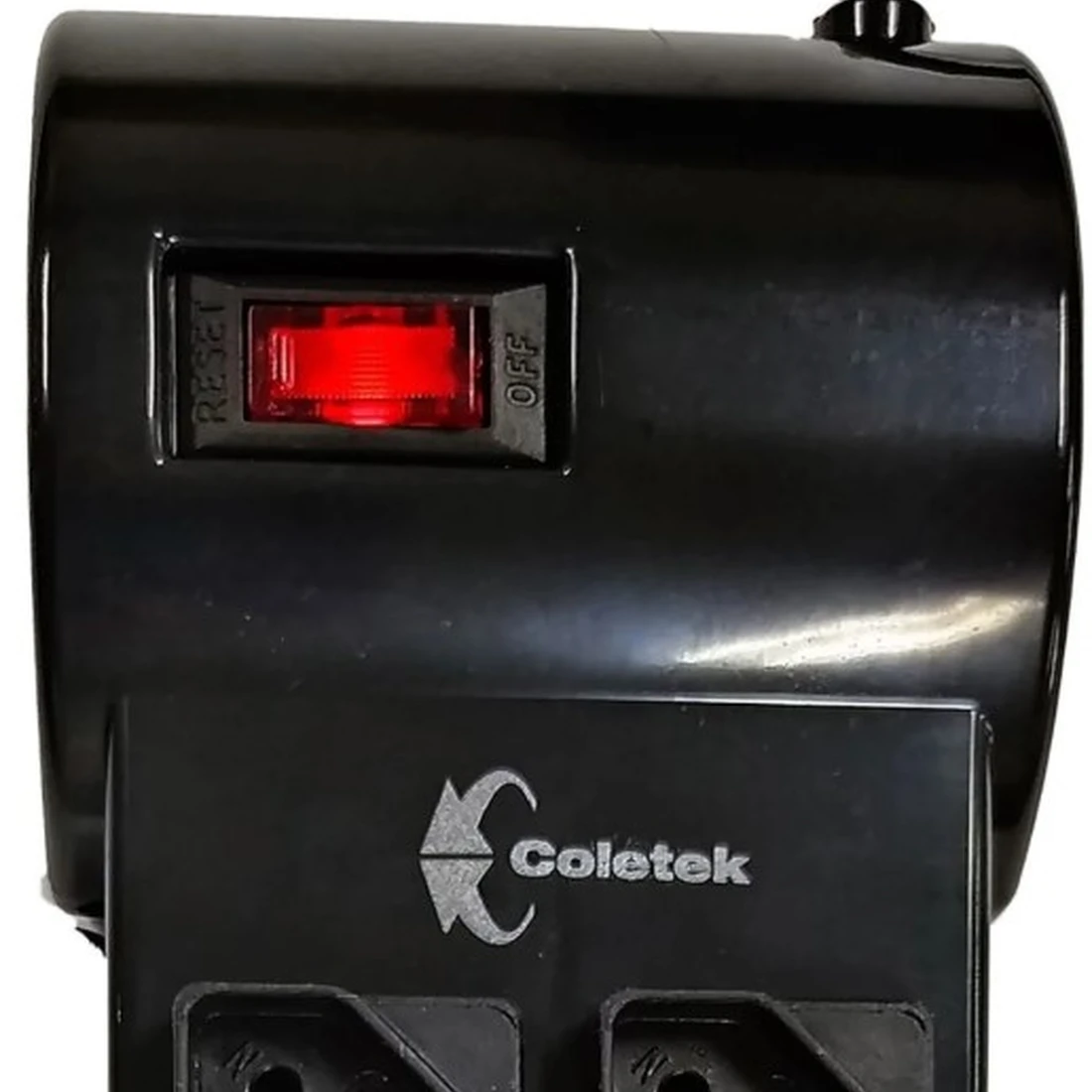 Filtro De Linha Coletek Fl-82bk, 8 Tomadas, 10Ah, Bivolt, Preto - imagem 2