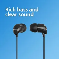 Fone de Ouvido Philips - TAE1126 Preto - imagem 2