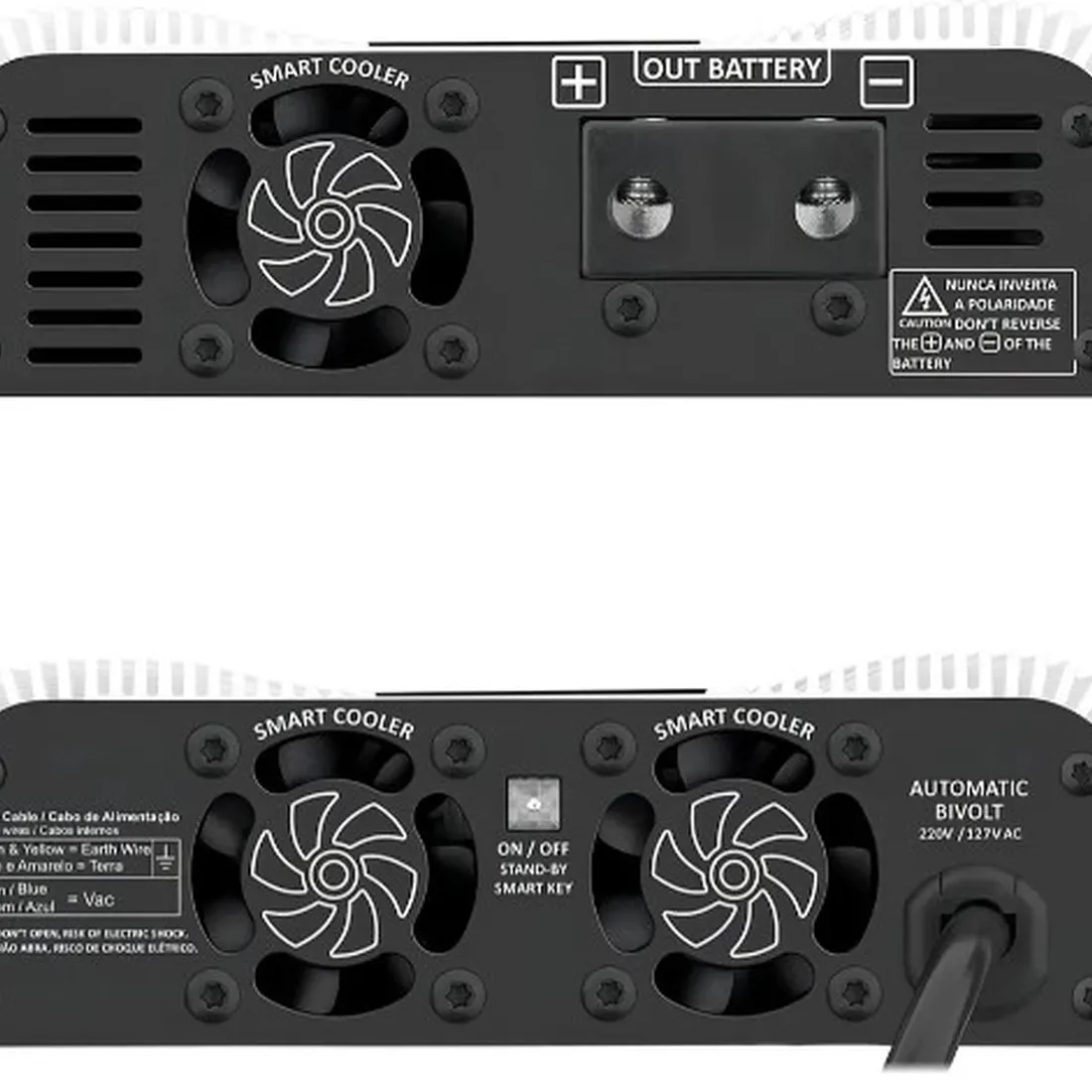 Fonte Automotiva 120 a 160 Amperes Smart Charger 120a
