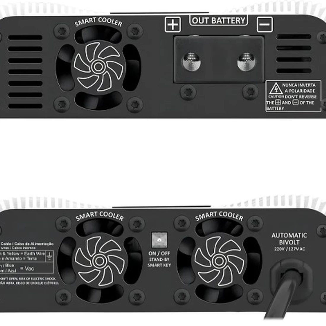 Fonte Automotiva 120 a 160 Amperes Smart Charger 120a - imagem 3