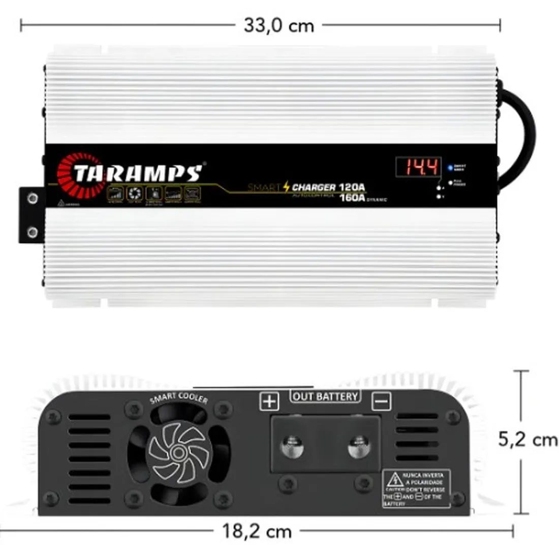 Fonte Automotiva 120 a 160 Amperes Smart Charger 120a