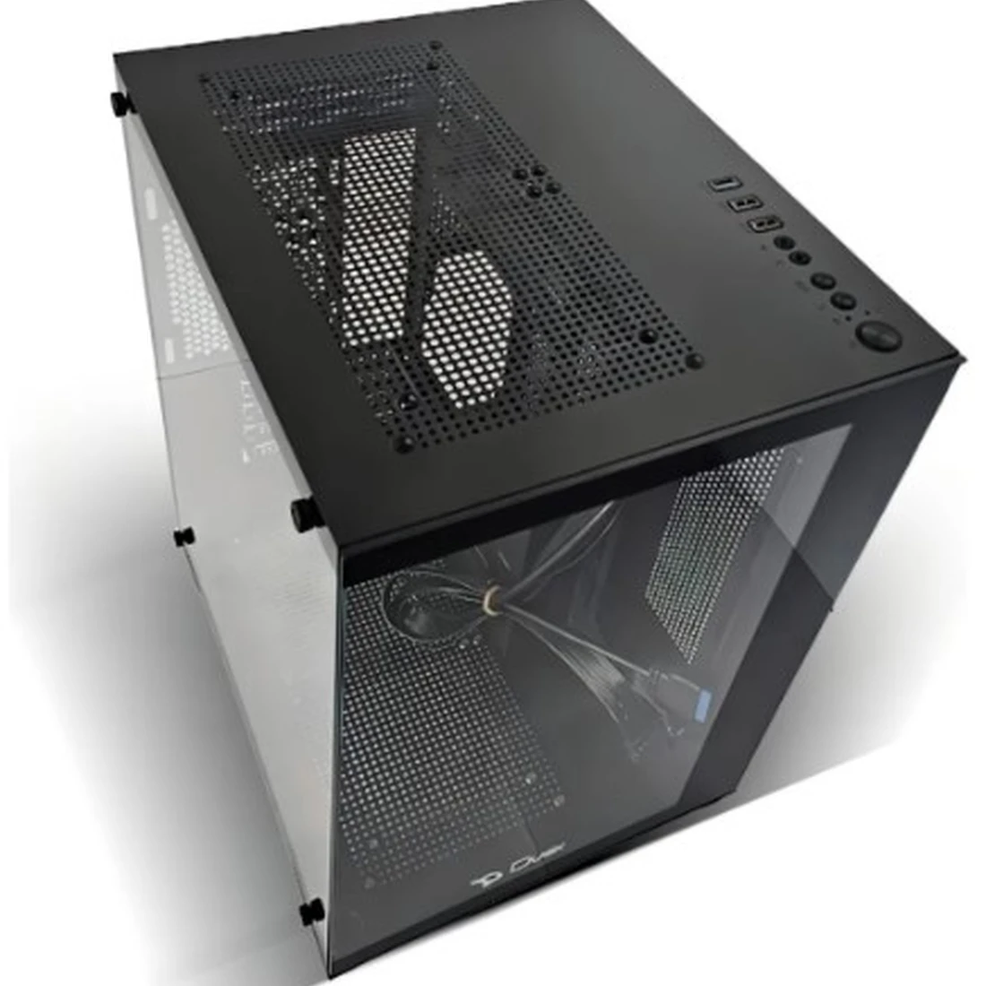 Gabinete Gamer Duex Aquário Midtower Matx Preto Vidro S/fan DXGA270-2BK - imagem 2