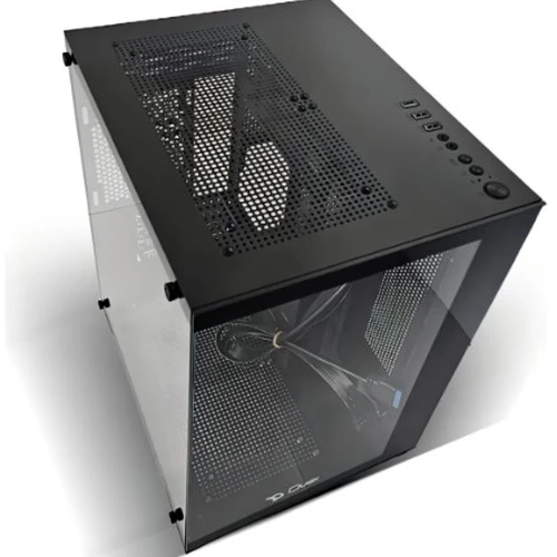 Gabinete Gamer Duex Aquário Midtower Matx Preto Vidro S/fan DXGA270-2BK