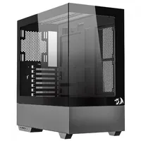 Gabinete Gamer Redragon Reflect Pro, Mid Tower, Vidro Temperado, E-ATX, Sem Fonte, Sem Fans, Preto, CA-607B - imagem 1