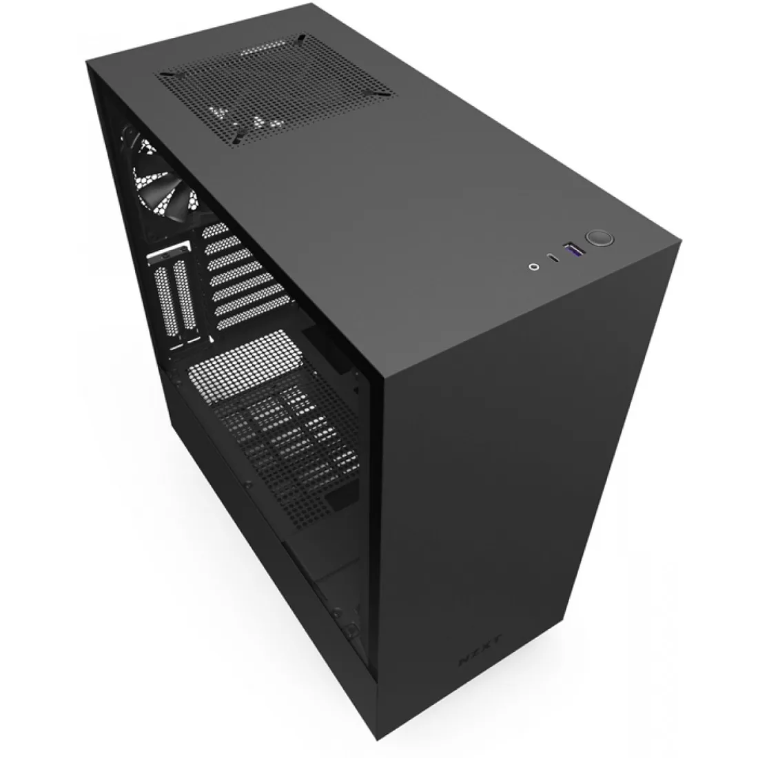 Gabinete H510i Mid Tower Lateral De Vidro Temperado Nzxt Cor Preto