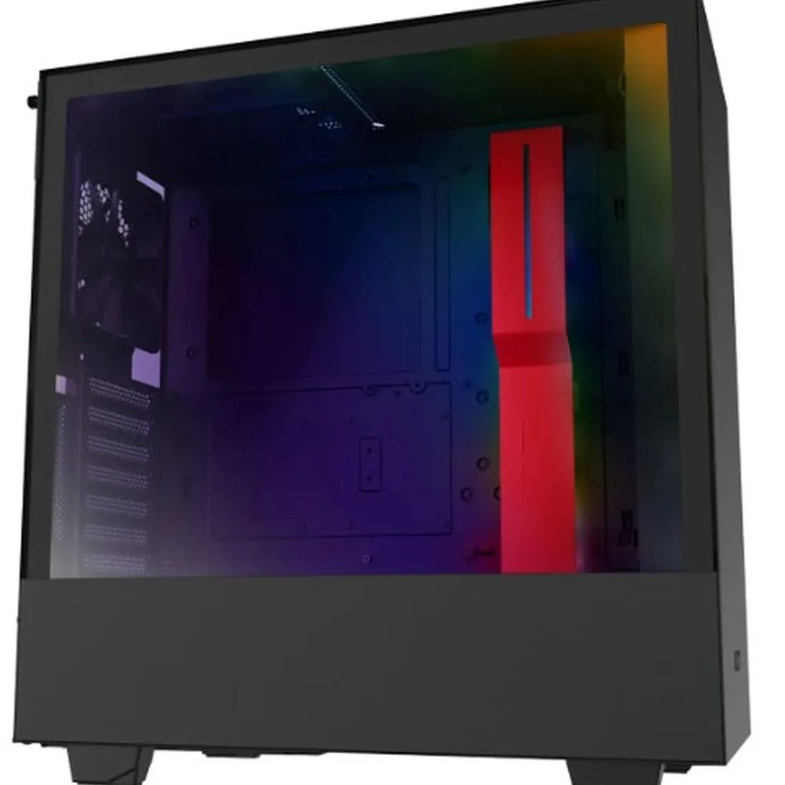 Gabinete H510i Mid Tower Lateral De Vidro Temperado Nzxt Cor Vermelho