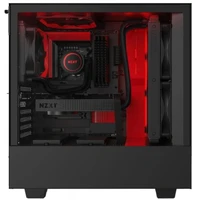 Gabinete H510i Mid Tower Lateral De Vidro Temperado Nzxt Cor Vermelho - imagem 3
