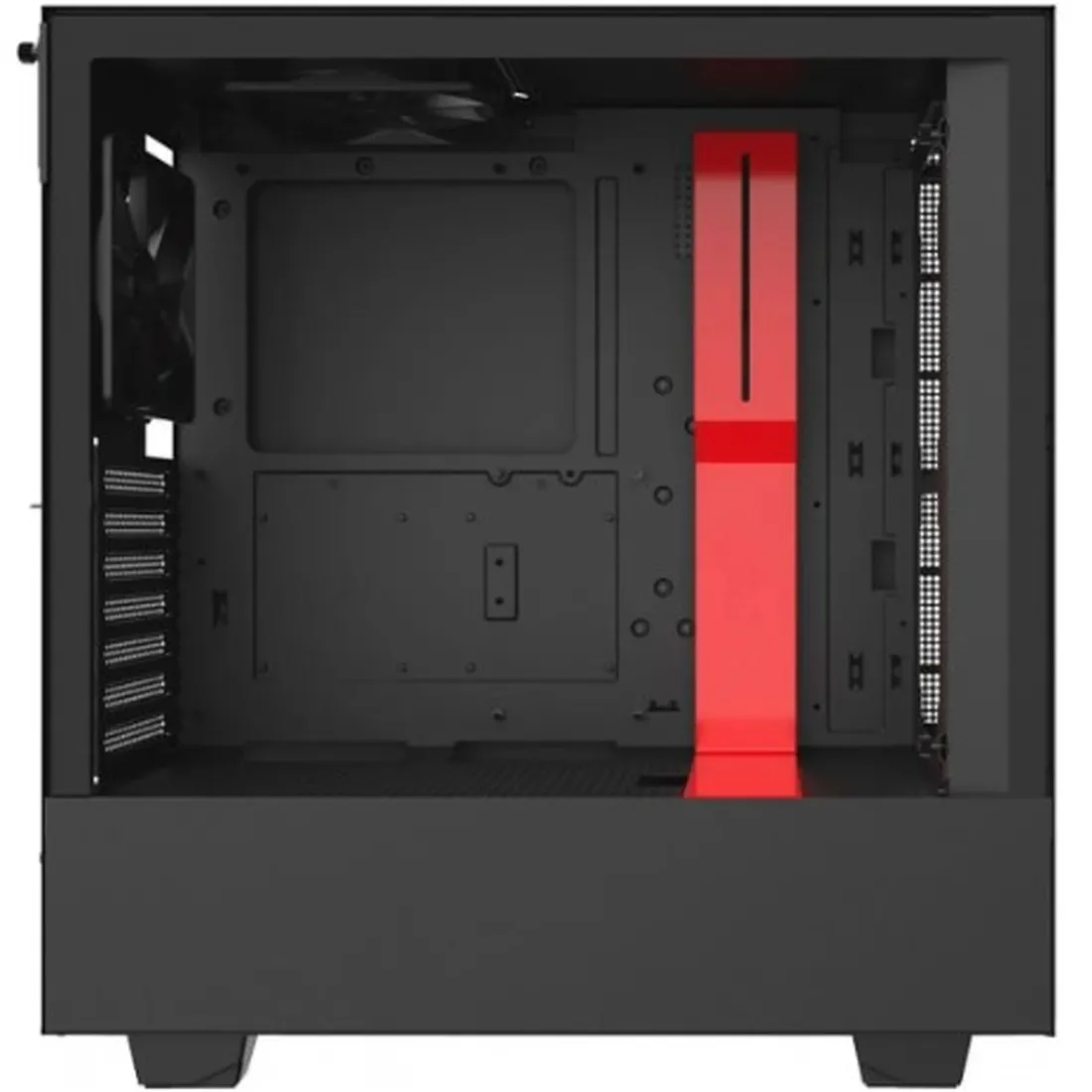 Gabinete H510i Mid Tower Lateral De Vidro Temperado Nzxt Cor Vermelho