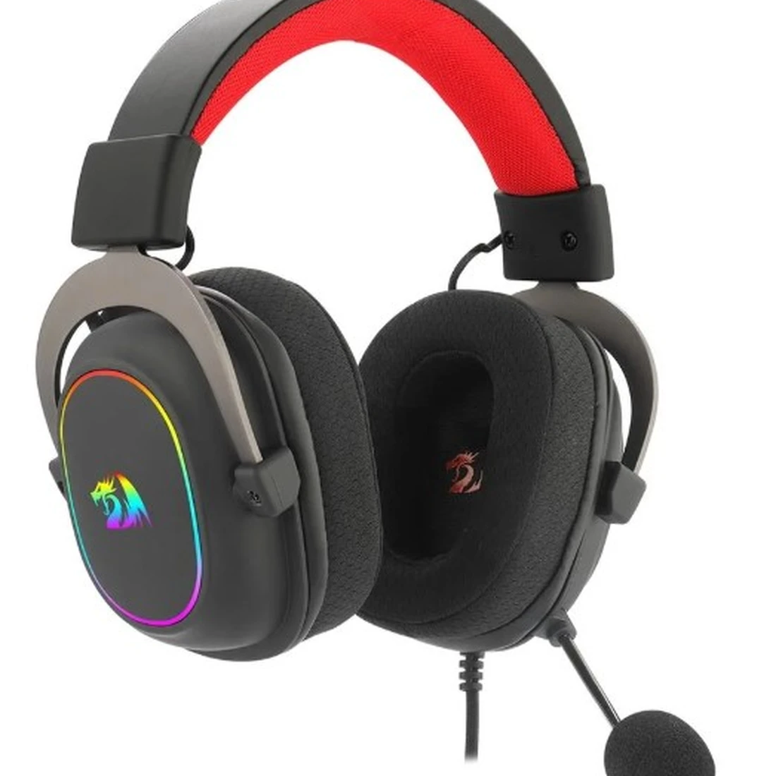 Headset Gamer Redragon Zeus X, Chroma Mk.II, RGB, Som Surround 7.1, Drivers 53mm, USB, Preto e Vermelho - H510-RGB - imagem 1