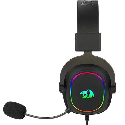 Headset Gamer Redragon Zeus X, Chroma Mk.II, RGB, Som Surround 7.1, Drivers 53mm, USB, Preto e Vermelho - H510-RGB