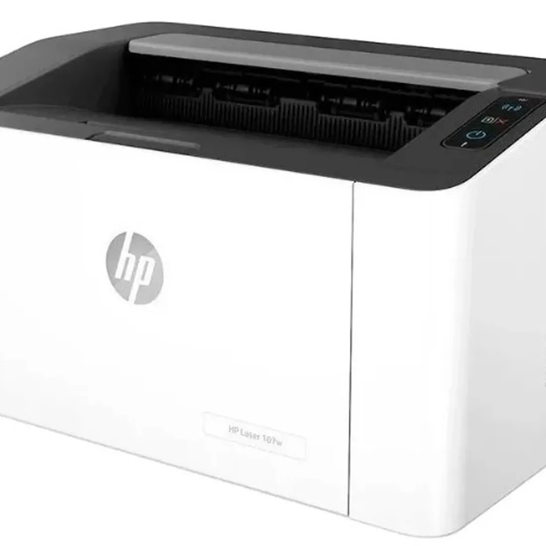 Impressora HP Laser 107w com wifi cinza e preta 110V 4ZB78A