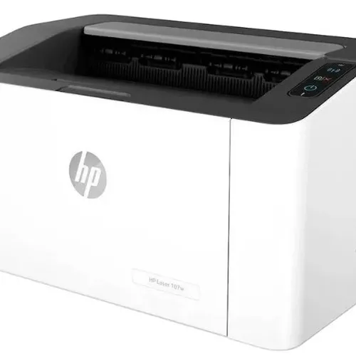 Impressora HP Laser 107w com wifi cinza e preta 110V 4ZB78A