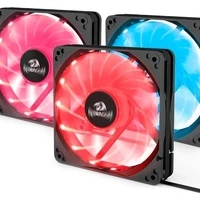 Kit com 3 Ventoinhas Redragon, 120mm, RGB, Preto - GC-F006 - imagem 1