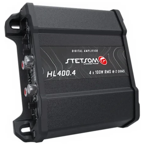 Módulo Amplificador Stetsom Hl400.4 400w Potência 4 Canais