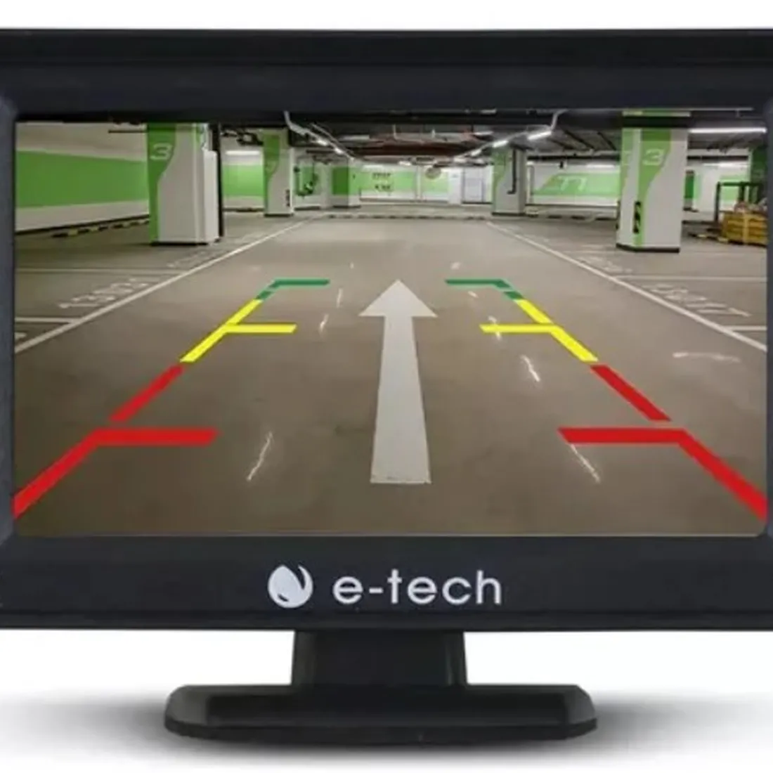  Monitor Veicular E-tech Lcd 4.3 Polegadas Universal Automotivo
