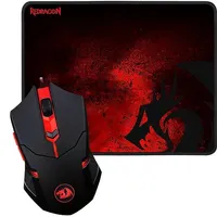 KIT GAMER REDRAGON MOUSE E MOUSEPAD M601-BA - imagem 1