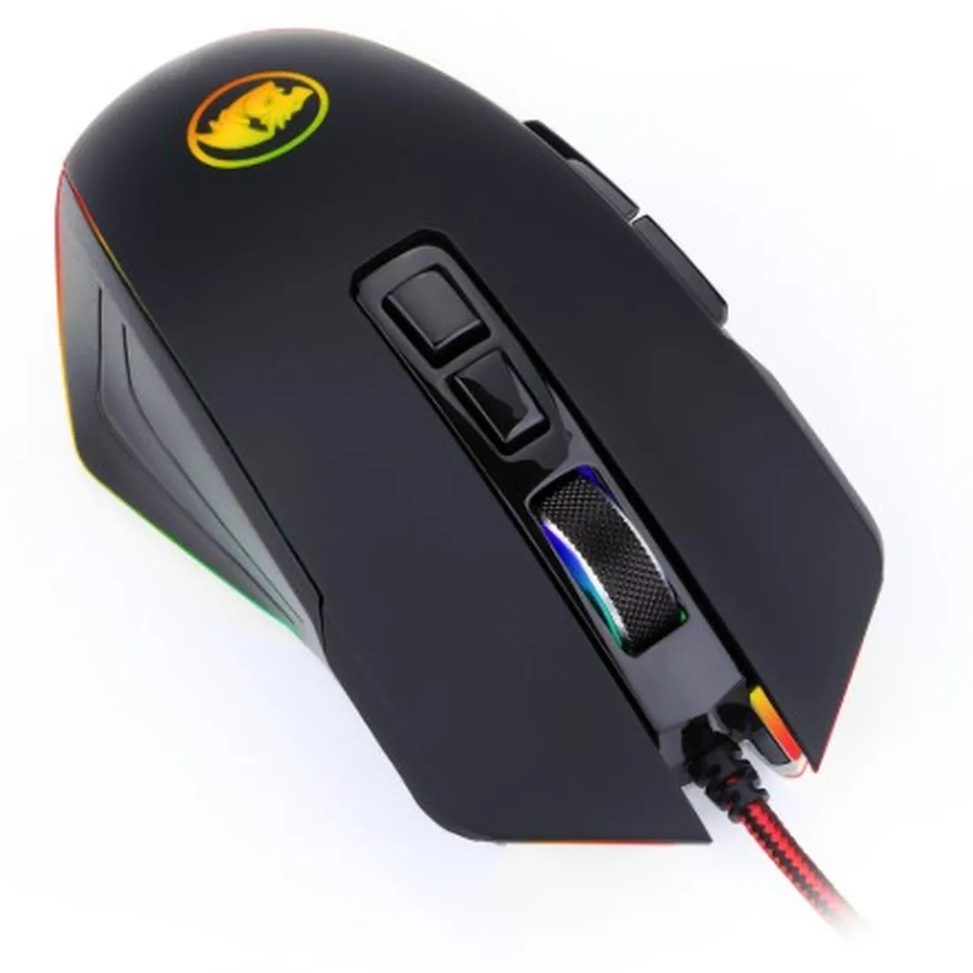 Mouse Gamer Redragon Dagger 2 RGB, 5000 DPI, 7 Botões, Black, M715RGB-1