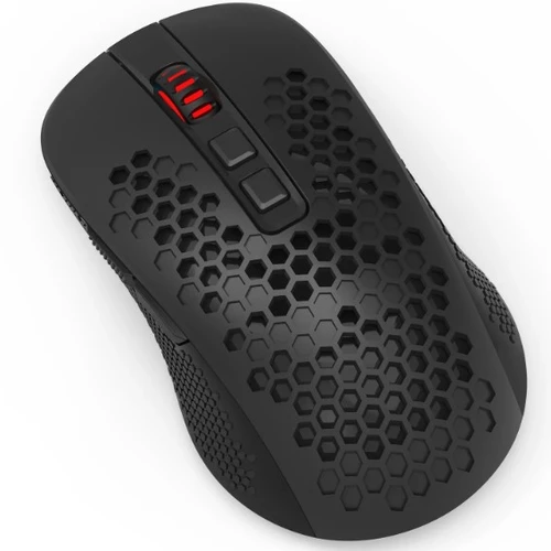 Mouse Gamer Redragon Hana RGB – 7200 DPI, Ultraleve com Carcaça Perfurada, Wireless e USB-C, Preto