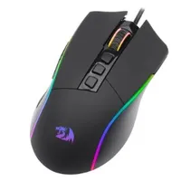 Mouse Gamer Redragon Plank, Com Fio, RGB, 16000 DPI, 9 Botões, Black - M812-RGB - imagem 4