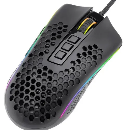 Mouse Gamer Redragon Storm RGB, 12400DPI, 7 Botões, Preto - M808-RGB