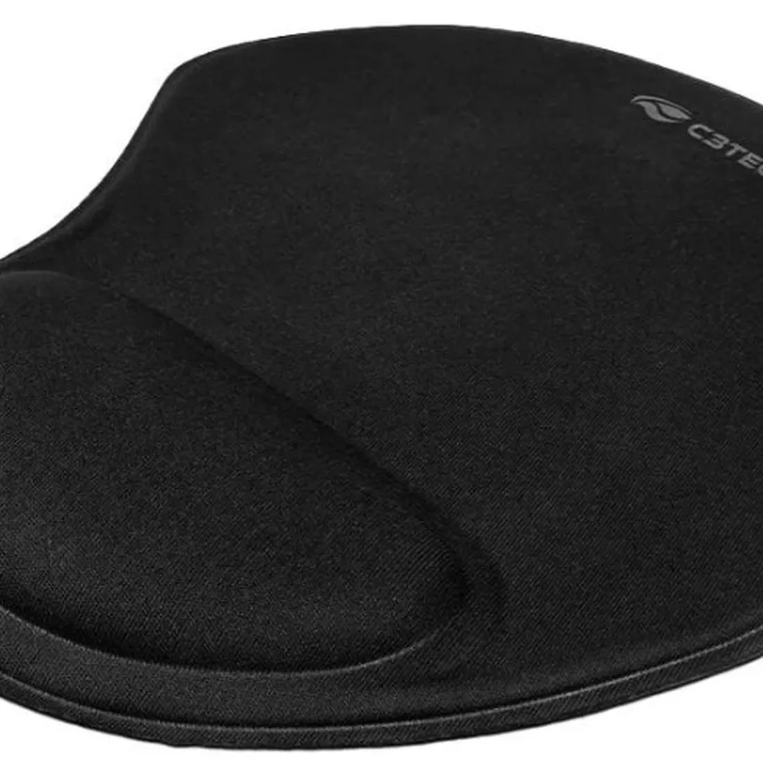 Mouse Pad Com Apoio De Pulso Ergonômico Preto C3tech Mp-50