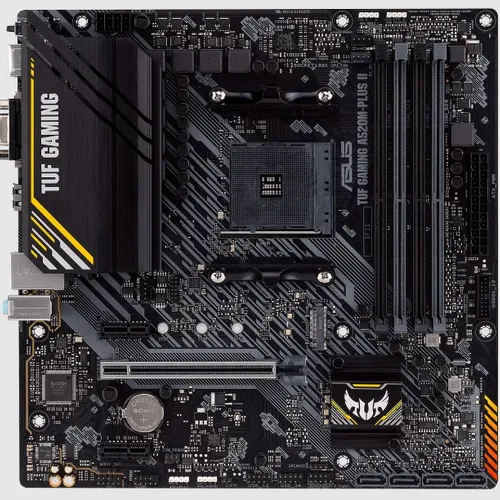 Placa Mãe Asus TUF Gaming A520M-PLUS II, Chipset A520, AMD AM4, mATX, DDR4, 90MB17G0-M0EAY0
