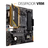Placa Mãe Asus TUF Gaming A520M-PLUS II, Chipset A520, AMD AM4, mATX, DDR4, 90MB17G0-M0EAY0 - imagem 2