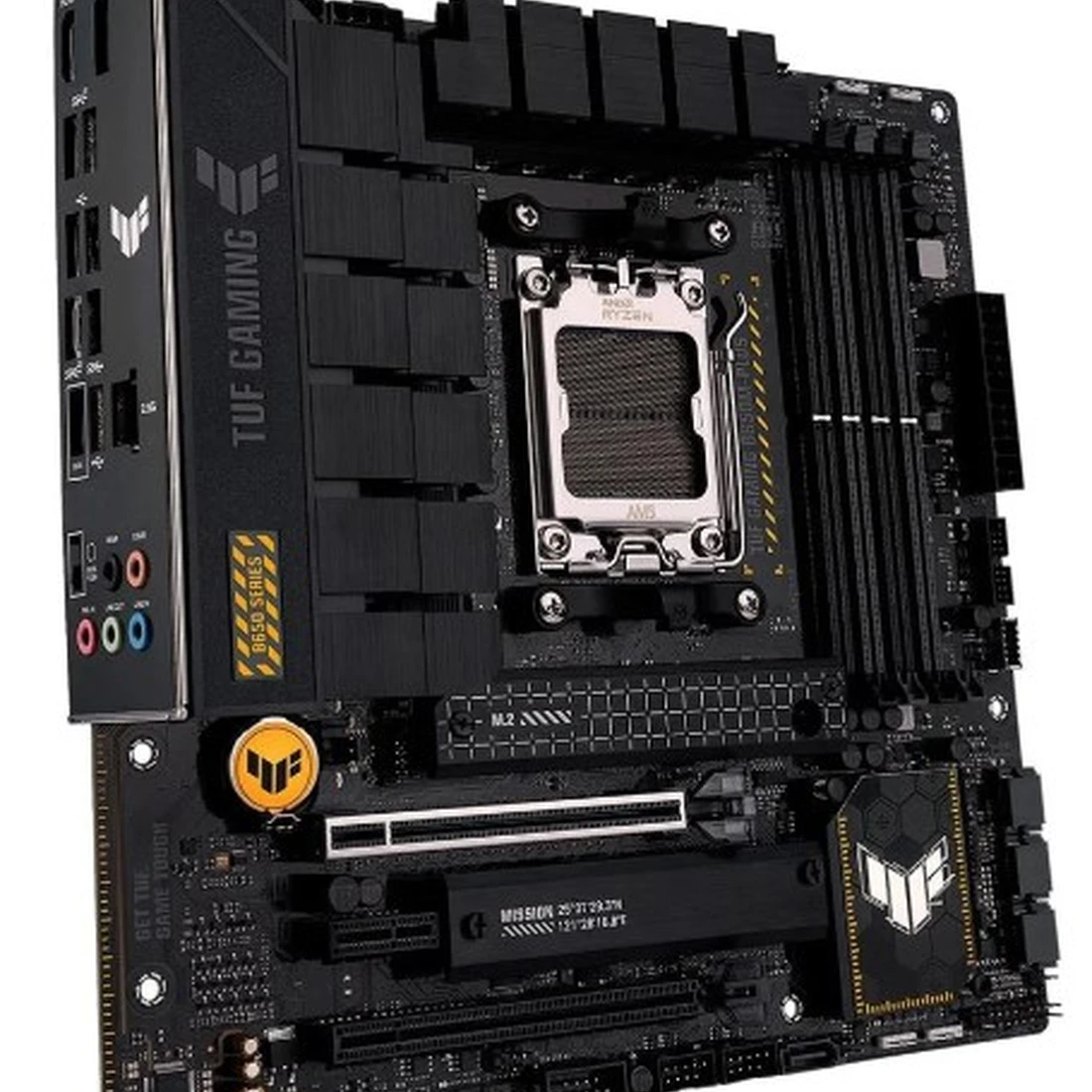 Placa Mãe ASUS TUF Gaming B650M-Plus, AMD AM5 B650, mATX, DDR5, Preto - 90MB1BG0-C1BAY0 - imagem 1
