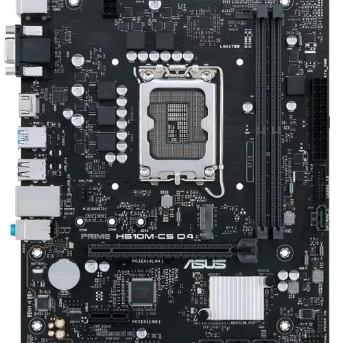 Placa Mãe ASUS PRIME H610M-CS D4, LGA 1700, mATX, DDR4, Preto - 90MB1B60-C1BAY0
