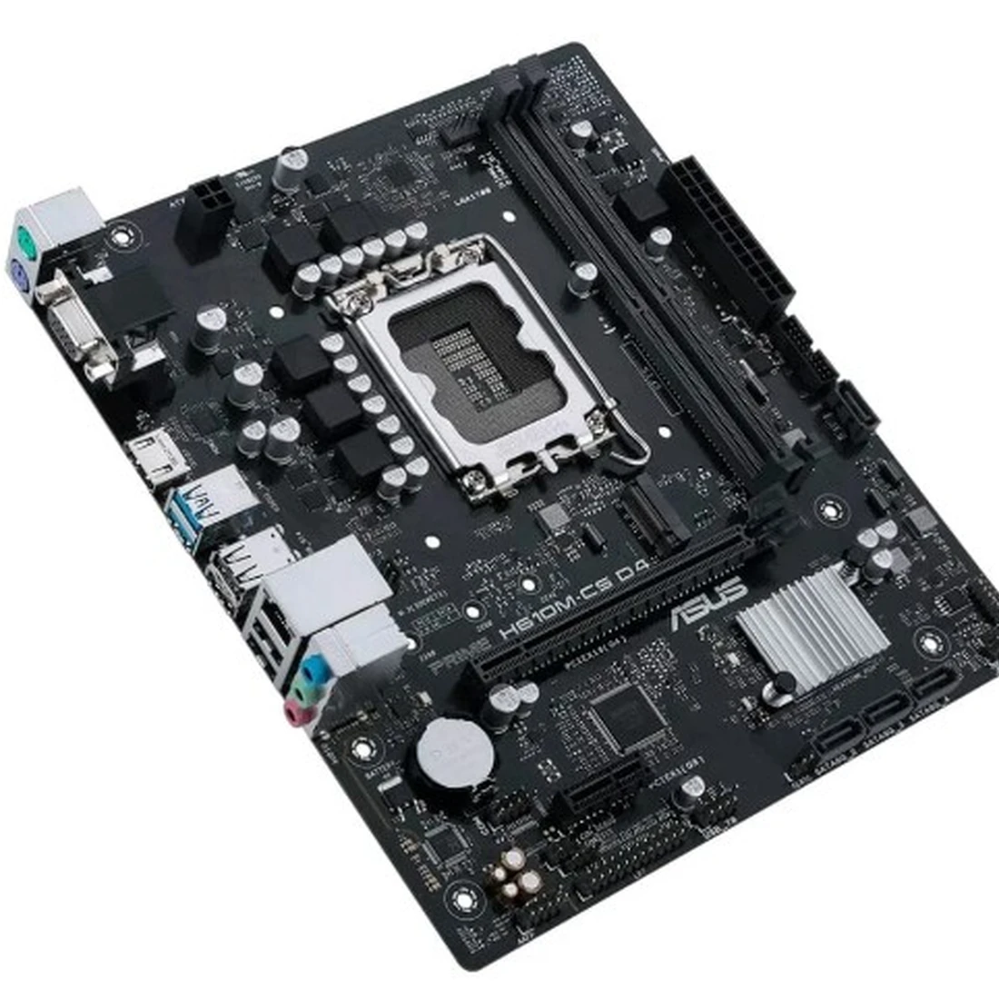 Placa Mãe ASUS PRIME H610M-CS D4, LGA 1700, mATX, DDR4, Preto - 90MB1B60-C1BAY0 - imagem 3
