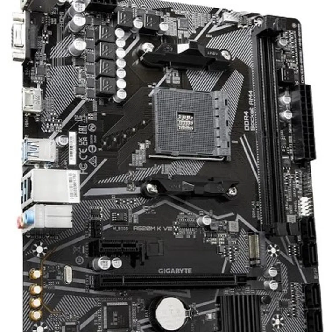 Placa Mãe Gigabyte A520M K V2 AMD AM4 MATX DDR4 Cor Preto