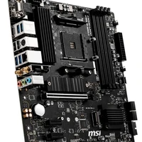 Placa Mãe MSI B550M Pro-VDH WiFi, AMD AM4, mATX, DDR4, Preto - B550M PRO-VDH WIFI - imagem 1