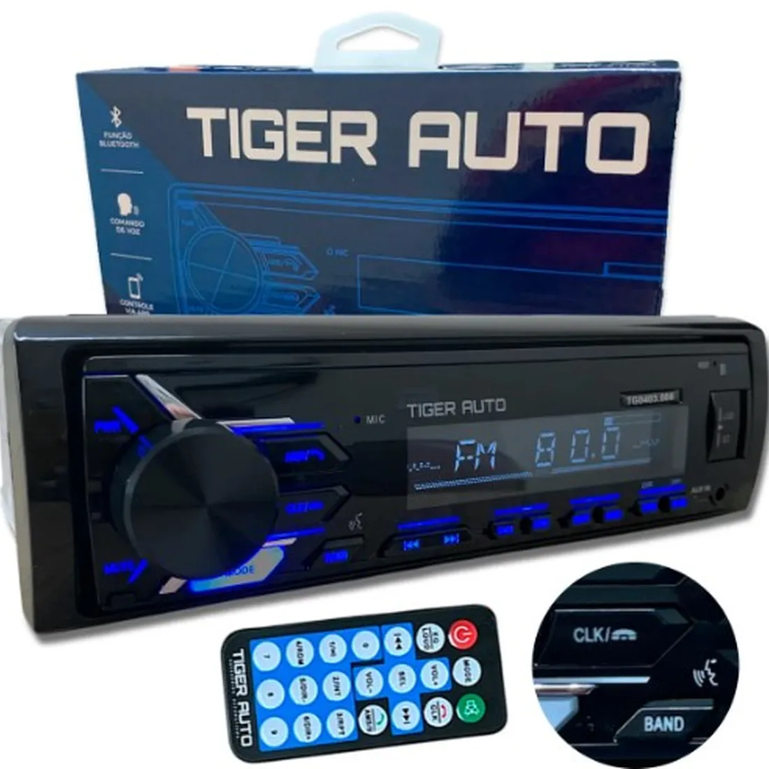 Rádio Automotivo Tiger Auto tg0403.006 - Vipertron