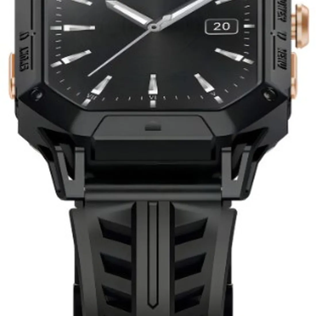 Relógio Haylou Iron N1 Smartwatch Tela Amoled HD de 2,13'' Chamada Bluetooth Preto