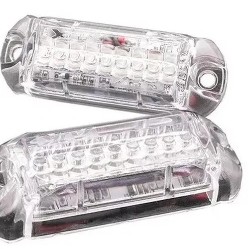 Strobo AJK LPS Branco - 2 Faróis - 3W - Central.