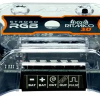 Strobo Ajk Ritmico Rgb 3.0 Controle Central 2 Farois 6w - imagem 2