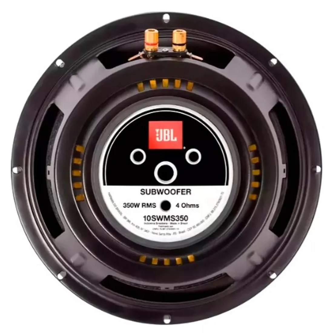 Subwoofer 10 Polegadas 350w Rms Jbl Multisystem 10SWMS350