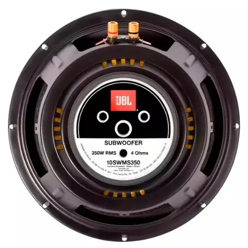 Subwoofer 10 Polegadas 350w Rms Jbl Multisystem 10SWMS350