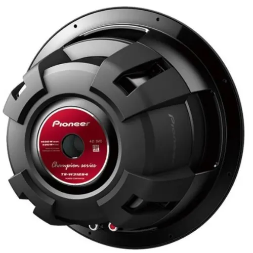 Subwoofer Pioneer 12 Polegadas Cara Preta Ts-w312s4 1600w Cor Preto