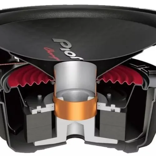 Subwoofer Pioneer 12 Polegadas Cara Preta Ts-w312s4 1600w Cor Preto